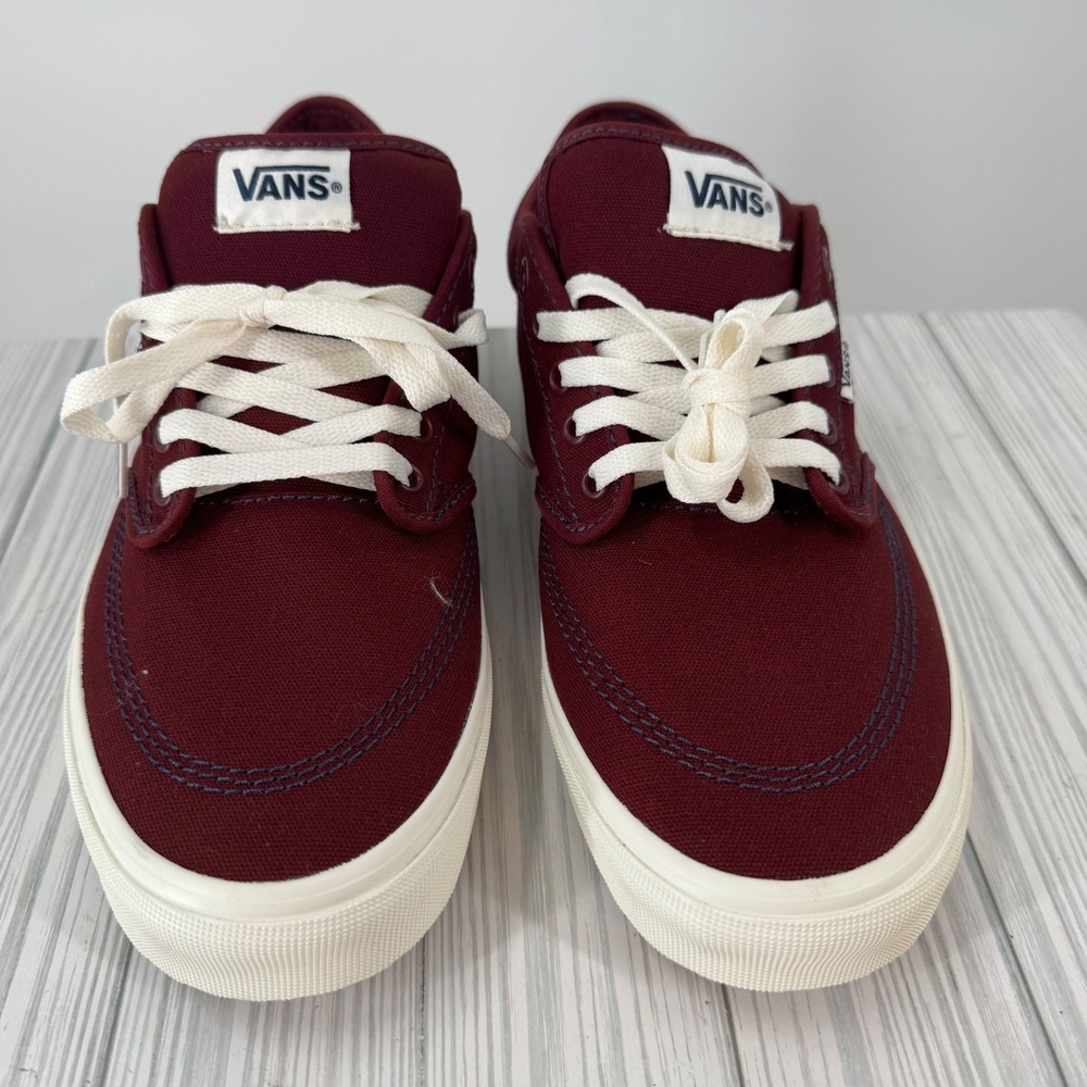 Vans Atwood Outdoor Port Royale Burgundy Canvas Skate Shoes VN000CX84QU Mens 12 - Picture 2 of 9